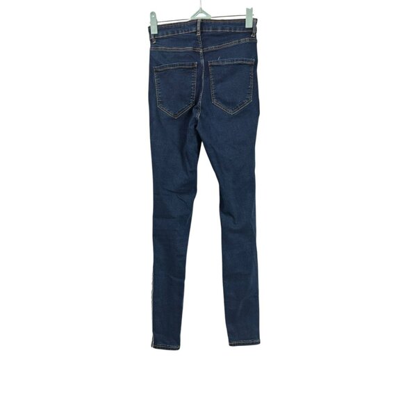 Zara Trafaluc Denim Collection Womens Blue Jeans Skinny Jeggings High Rise Side - Picture 3 of 7